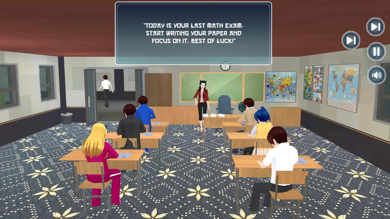 Anime Virtual High School Life Simulator Girl Games 2025 - App on ...