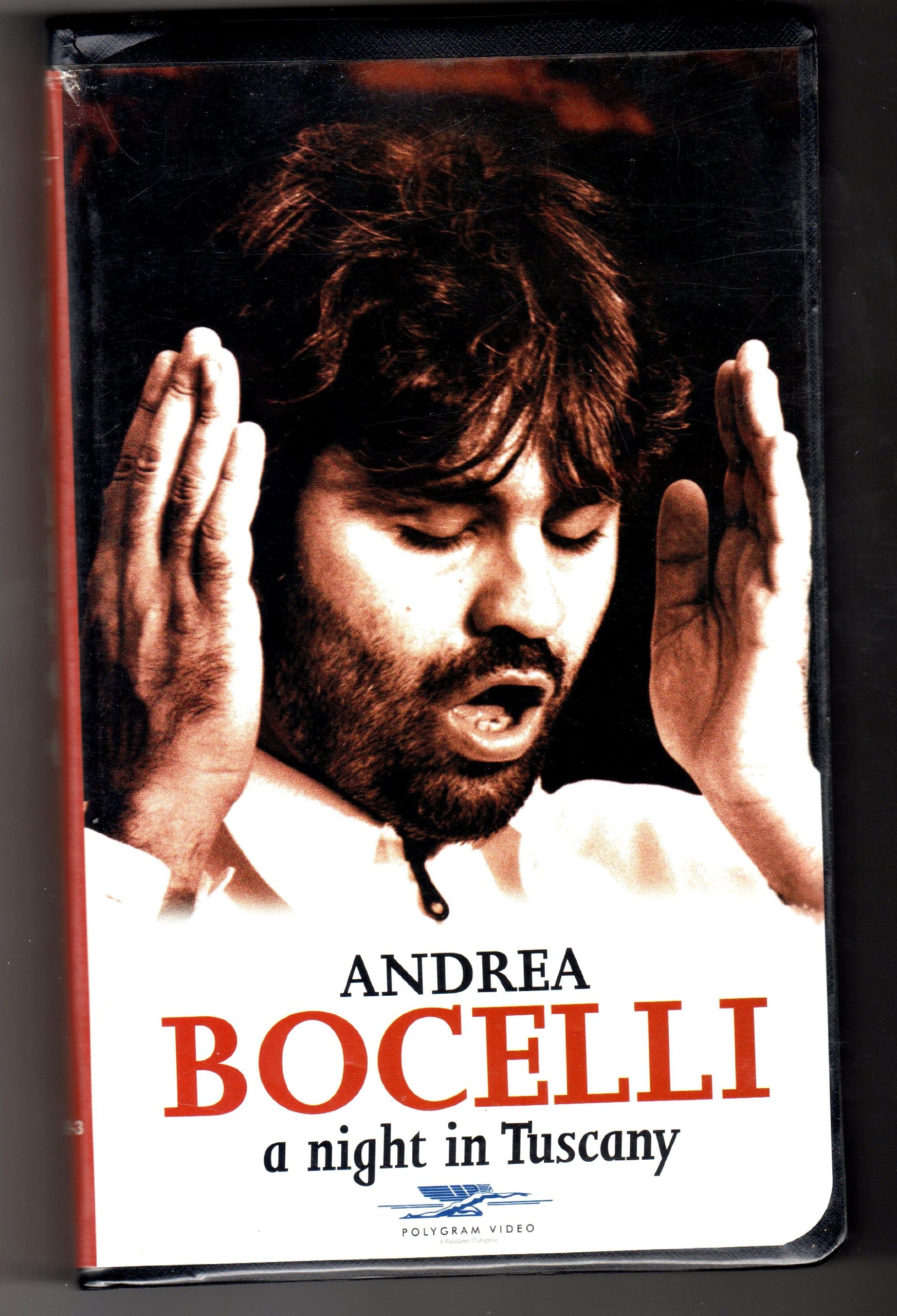 Andrea Bocelli A Night in Tuscany (VHS, NTSC) + The 2 ORIGINAL CD, Romanza & Viaggio Italiano [VHS Tape]