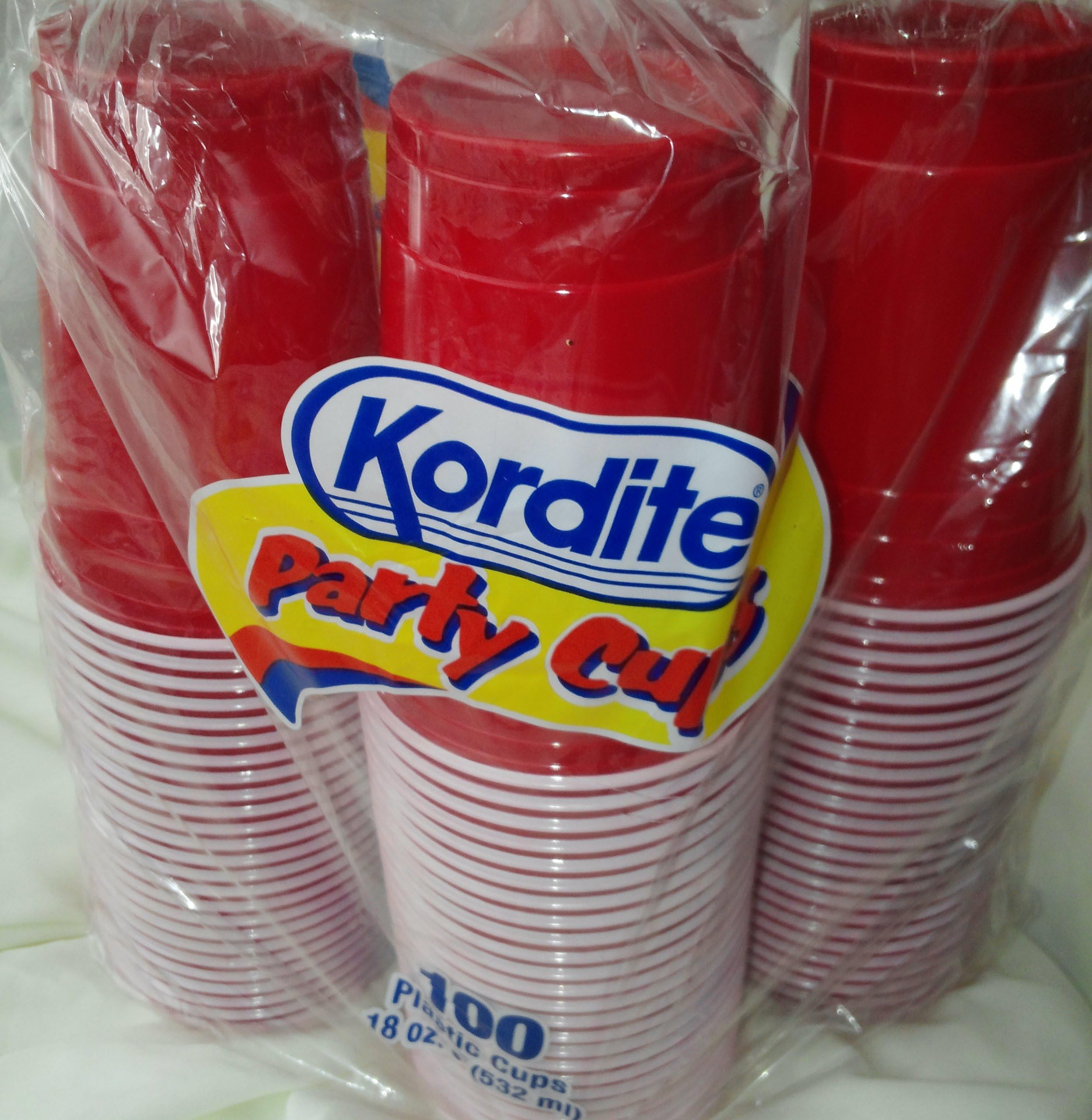 Disposable Party Cup 100ct Multi-pack - Red
