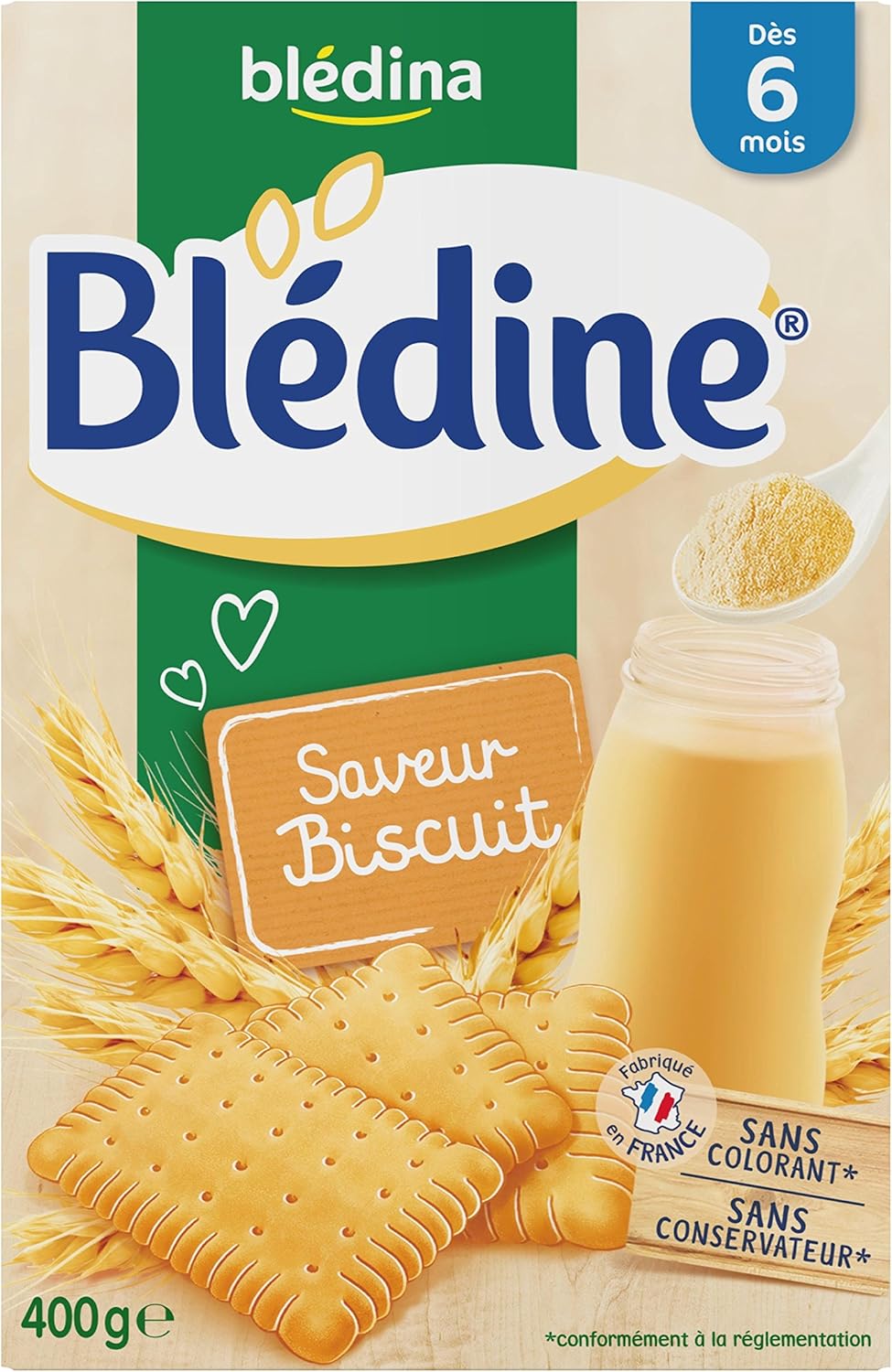 Bledina Bledine Biscuit Flavour From 6 Months 400g Amazon Co Uk Grocery