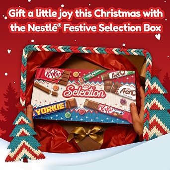 Nestlé Christmas Chocolate Selection Box, 223.5g | Pack of 1