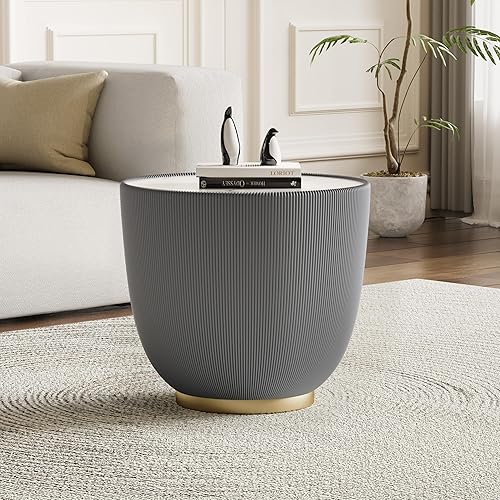 Miniatura 86 de Mesa de centro rústica marrón para sala de estar, mesas centrales rectangulares, moderna y elegante mesa de cóctel de madera para oficina en casa -