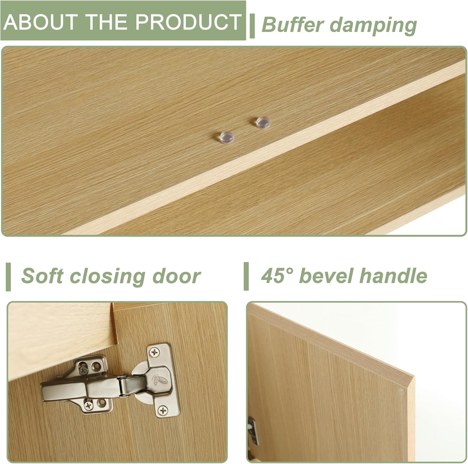 48 Inch Bathroom Vanity with Resin Sink,48'' Freestanding Vanity,Modern Single Sink Bathroom Vanity Combo,Light Brown Floor Standing Cabinet Set