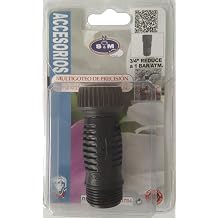 's & m 1 M-H Pressure Regulator to 1 ATM. M-H 3/4, Black