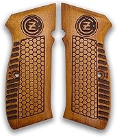 Vista 15 de para empuñaduras CZ-75 / empuñaduras CZ85 / 75B CZ 75 / SP-01 75B CZ 75/85 Tamaño completo Hechas a mano de madera de nogal