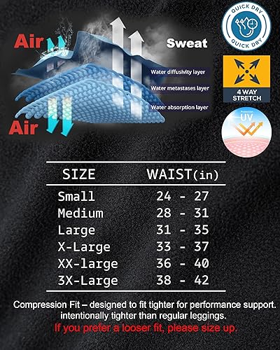 Miniatura 2 de DRSKIN Paquete de 3 o 2 pantalones térmicos de compresión para hombre, con forro polar, ropa interior, deportes, atletismo, entrenamiento, invierno