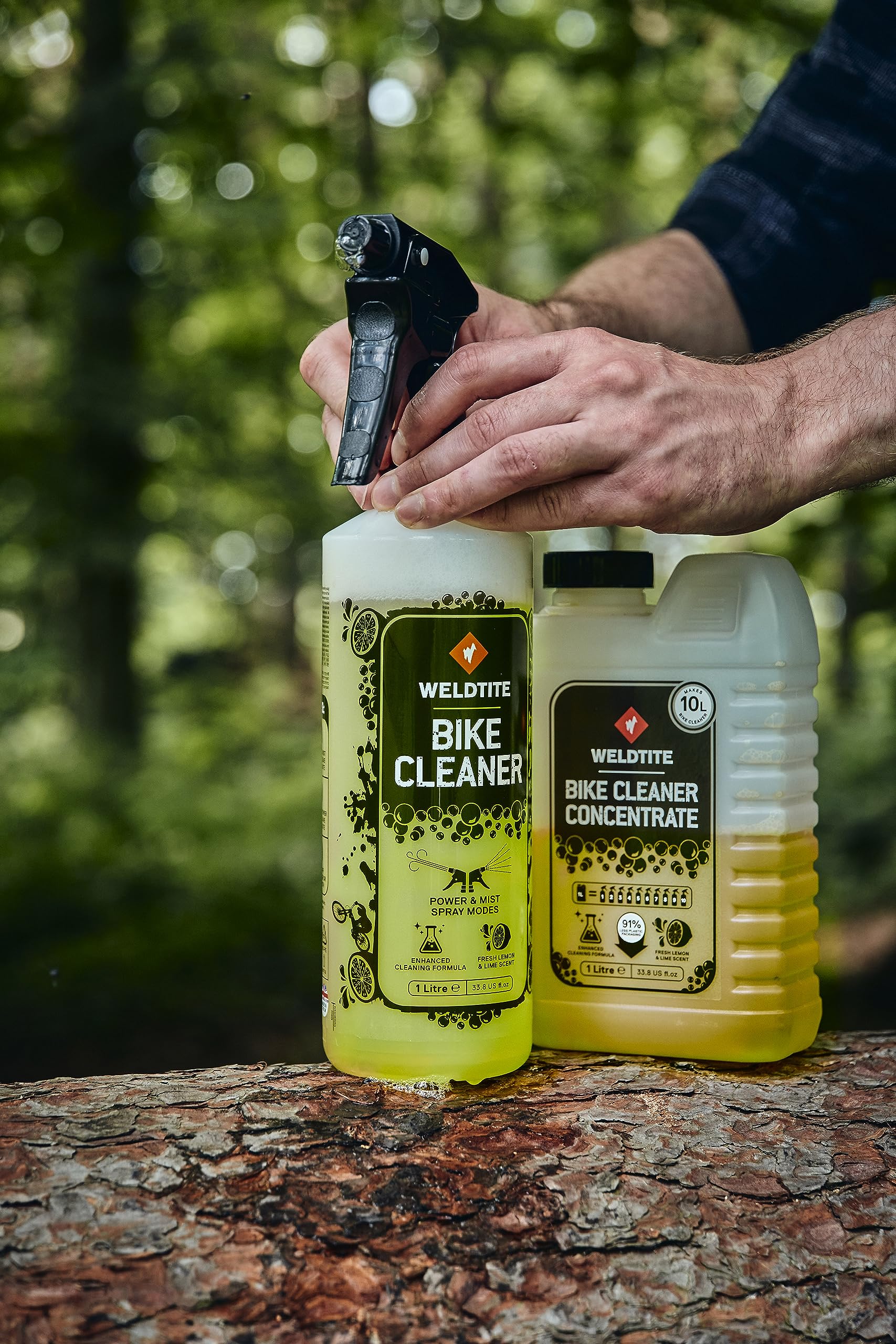 WELDTITE Lemon Scent Bike Cleaner Concentrate, Biodegradable & Powerful Bicycle Cleaning Solution, 1 Litre - Image 3
