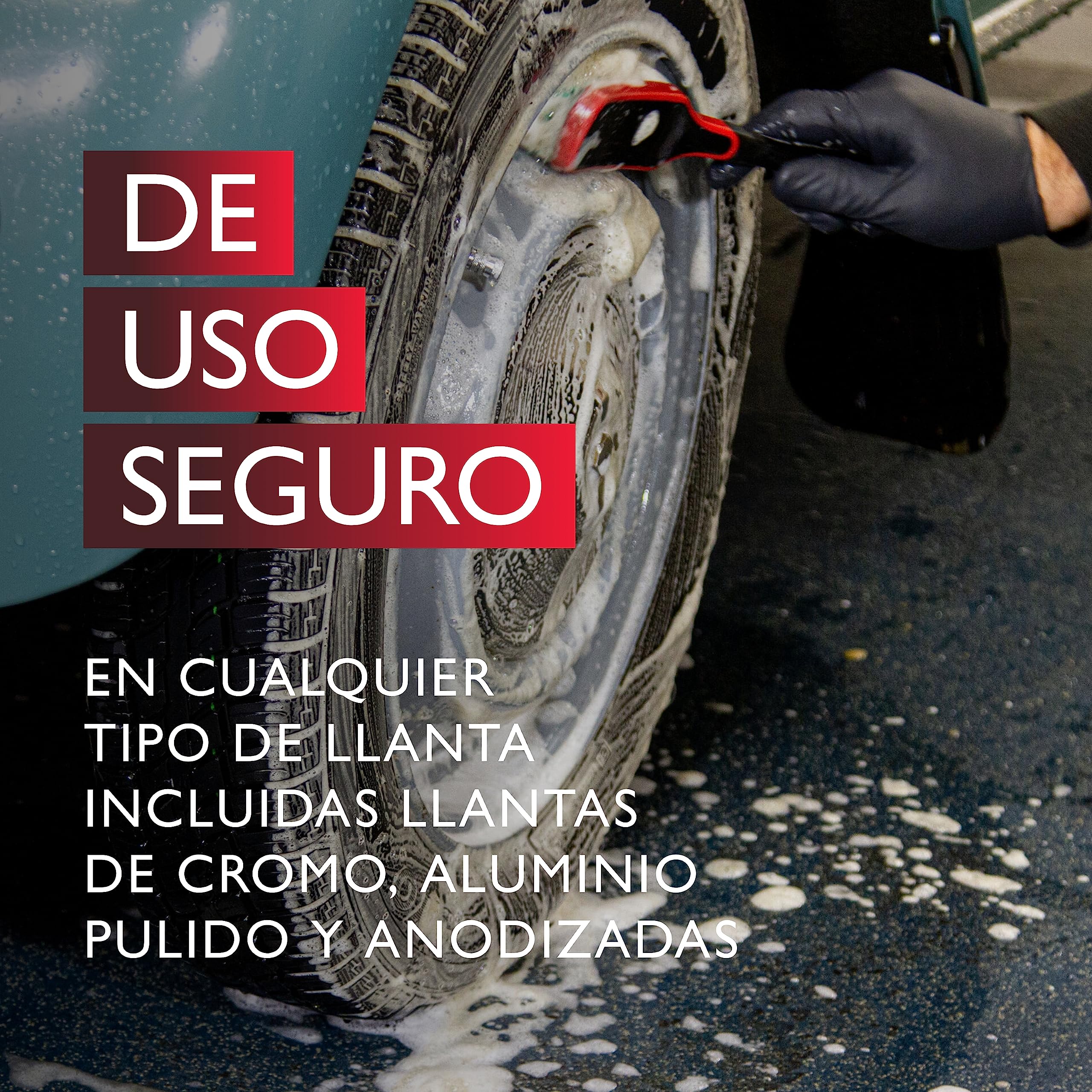 Autoglym Limpiador de Llantas y Neumáticos, Fórmula Concentrada Sin Ácidos Dañinos para Limpiar el Polvo de Freno y la Gravilla, Producto Premium para Limpieza de Vehículos – Botella en Spray de 500ml