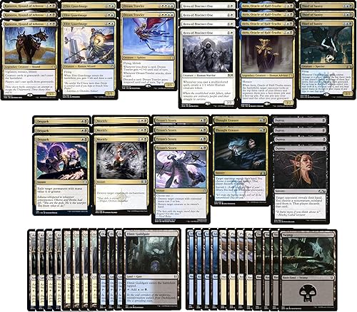 Elite Esper Midrange Deck - Blanco Azul Negro - Muy Potente - Moderno y Pioneer Legal - Personalizado - Magic The Gathering - MTG - 60 tarjeta!