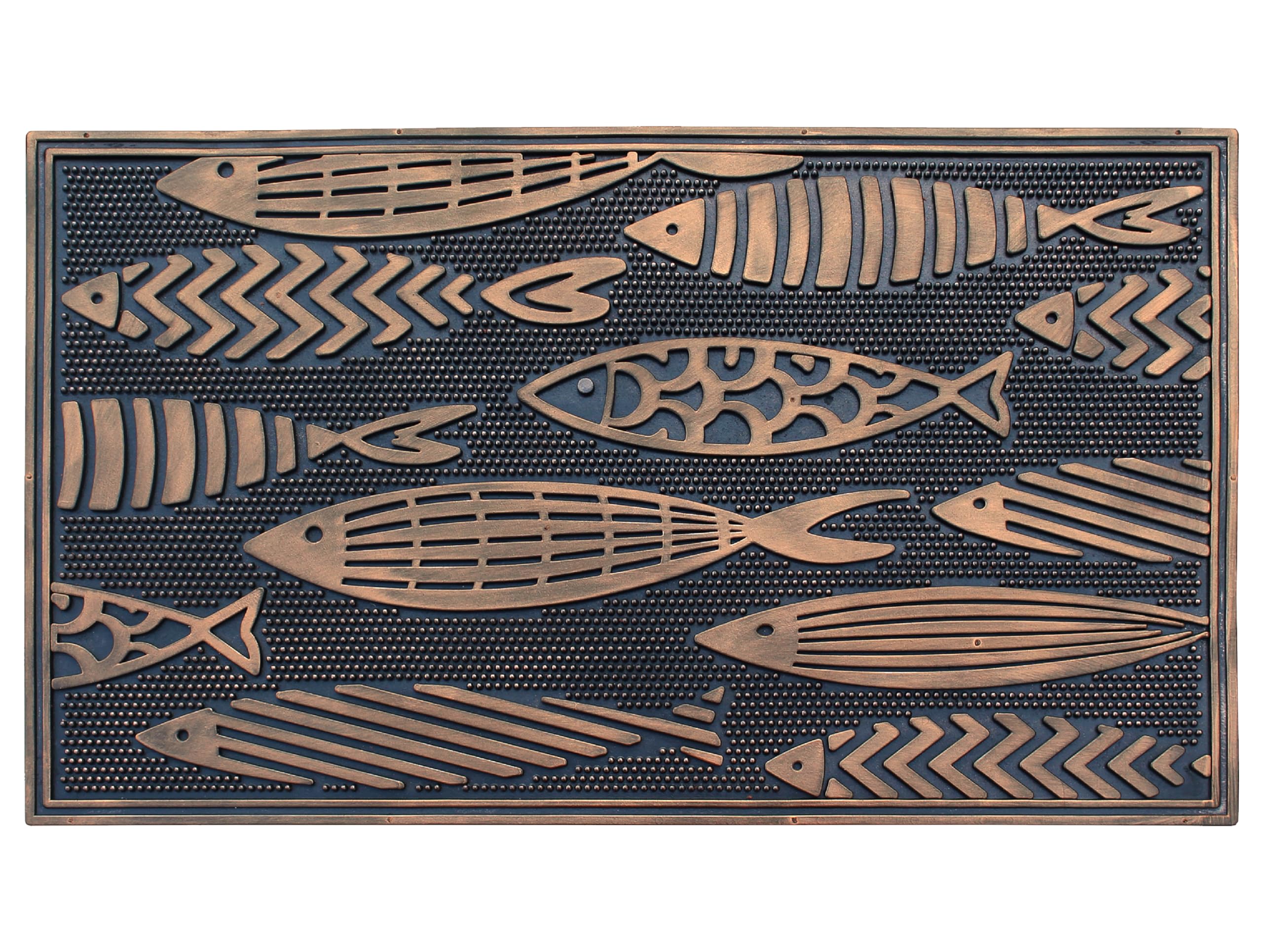 A1HC Nautical Fish Doormat