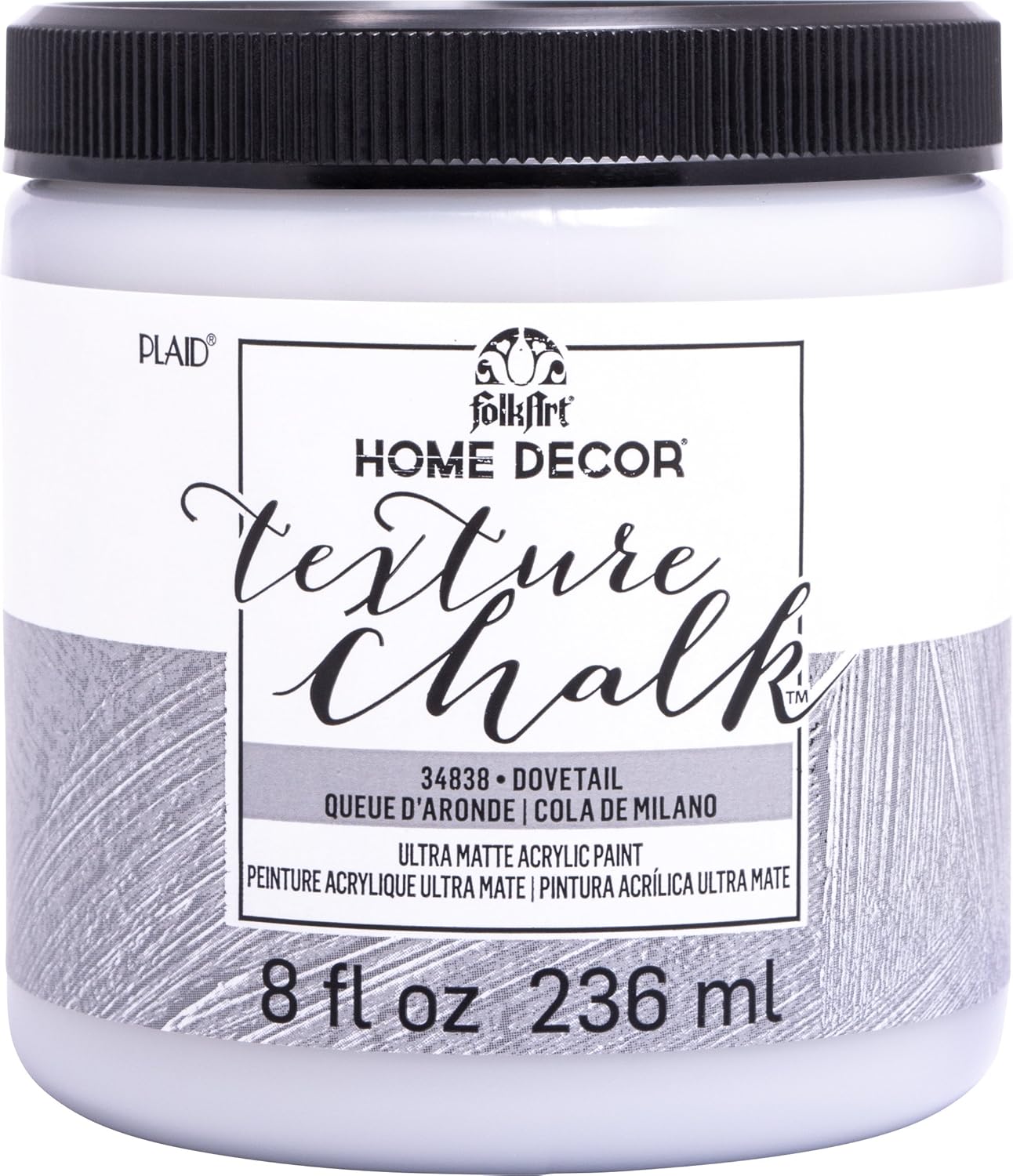 FolkArt Texture Chalk Finish Paint, 8 oz, Dovetail