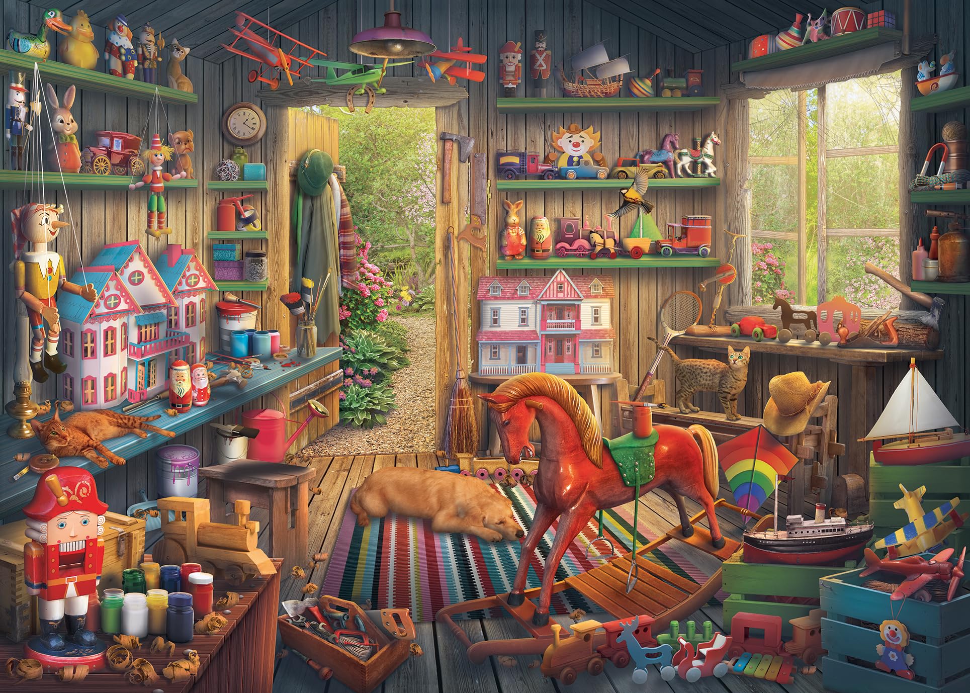 Ravensburger Vintage Nostalgic Toys 1000 Piece Jigsaw Puzzle for Adults & Kids Age 12 Years +, Multicolor