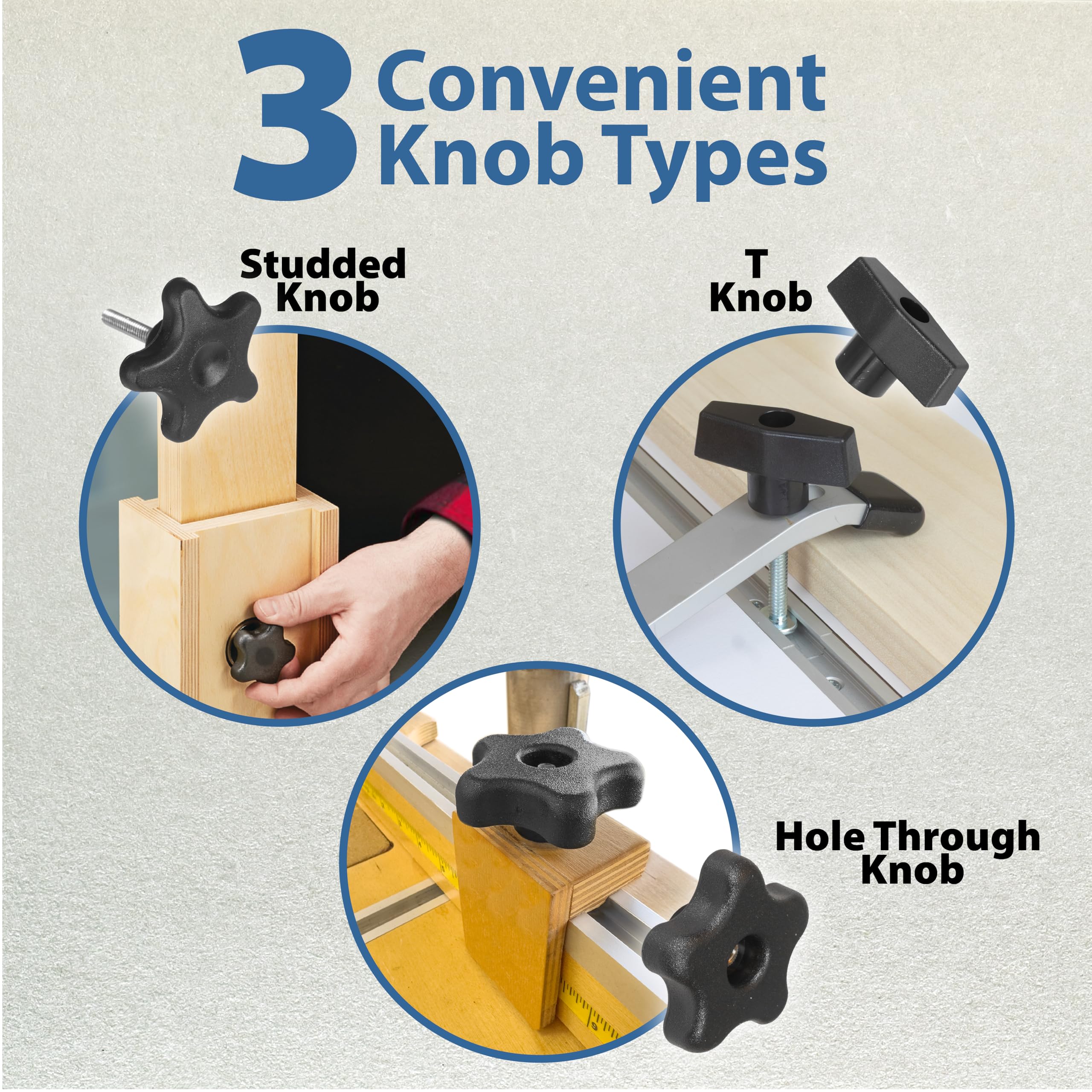 46 Piece T Track Bolts & Knobs Kit -6