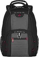 Wenger 600633 PILLAR 16 Inch Laptop Backpack, Triple Protect Compartment with Case-Stabilising Platform in Black/Grey...