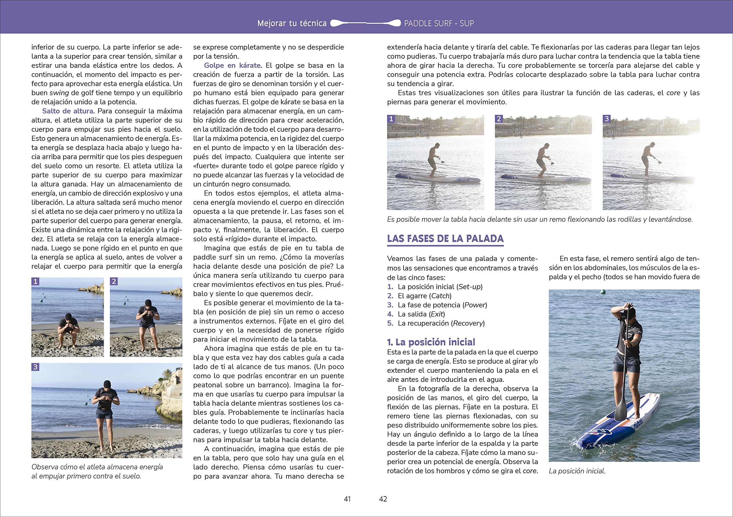 Paddle Surf - SUP: Cómo mejorar la eficiencia, la técnica, las habilidades y la capacidad física (DEPORTES)
