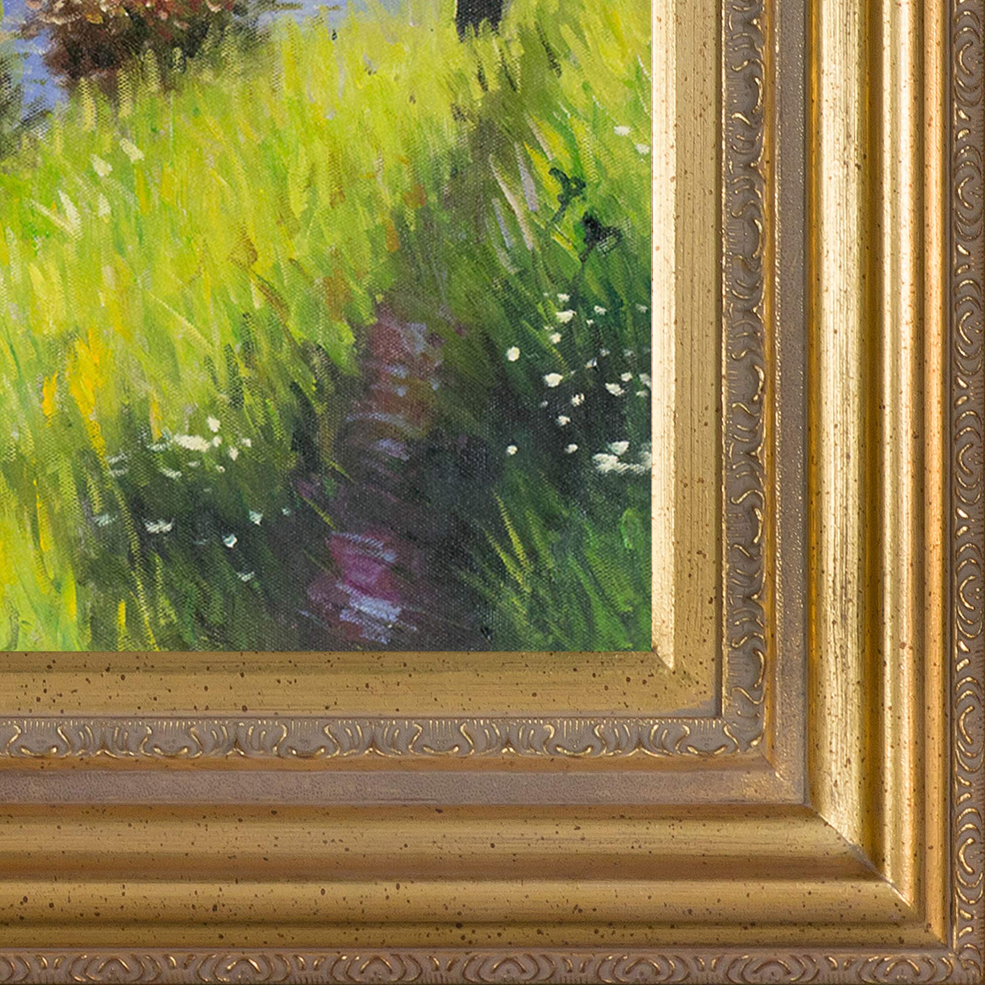 Amazon.co.jp: overstockArtルノワールThe Seine at Chatou油彩画