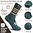 MOGGEI Womens Merino Wool Socks for Hiking Winter Warm Thick Thermal Crew Cozy Cabin Ladies Gift Comfy Boot Work Socks 5 Pairs(Assorted J(5 Pairs))