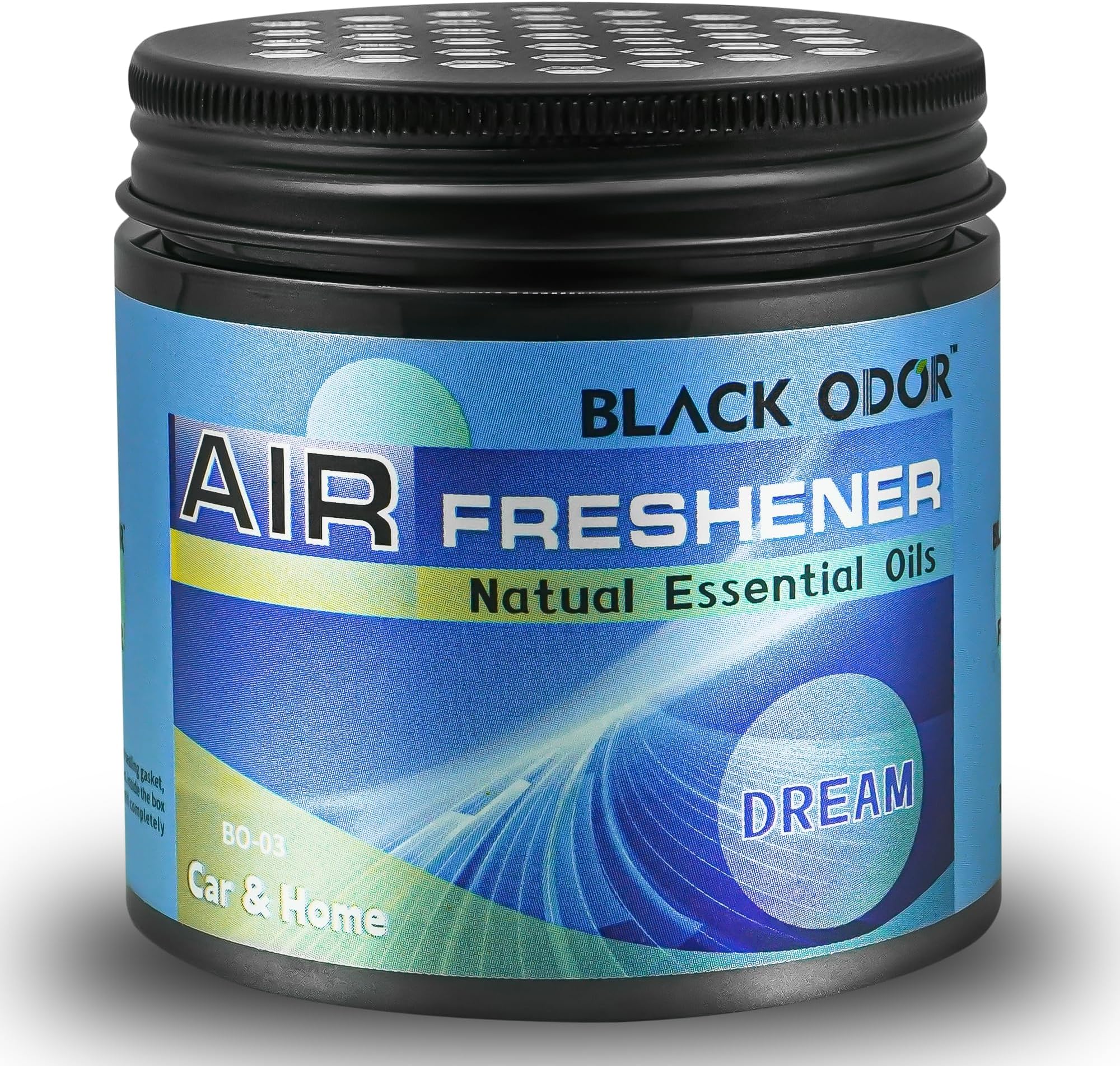DREAM Scented Natural Essential Oils Air Freshener – 180g Gel for Car, Home & Office | Long-Lasting Fragrance & Odor Neutralizer | Made in India