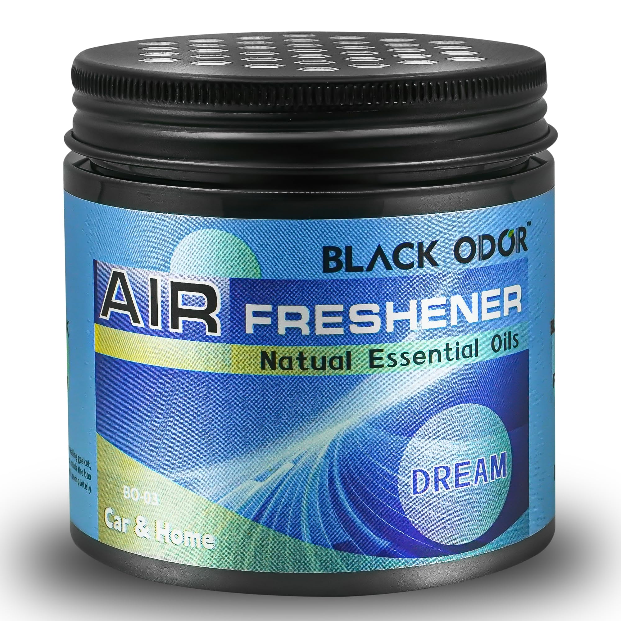 DREAM Scented Natural Essential Oils Air Freshener – 180g Gel for Car, Home & Office | Long-Lasting Fragrance & Odor Neutralizer | Made in India