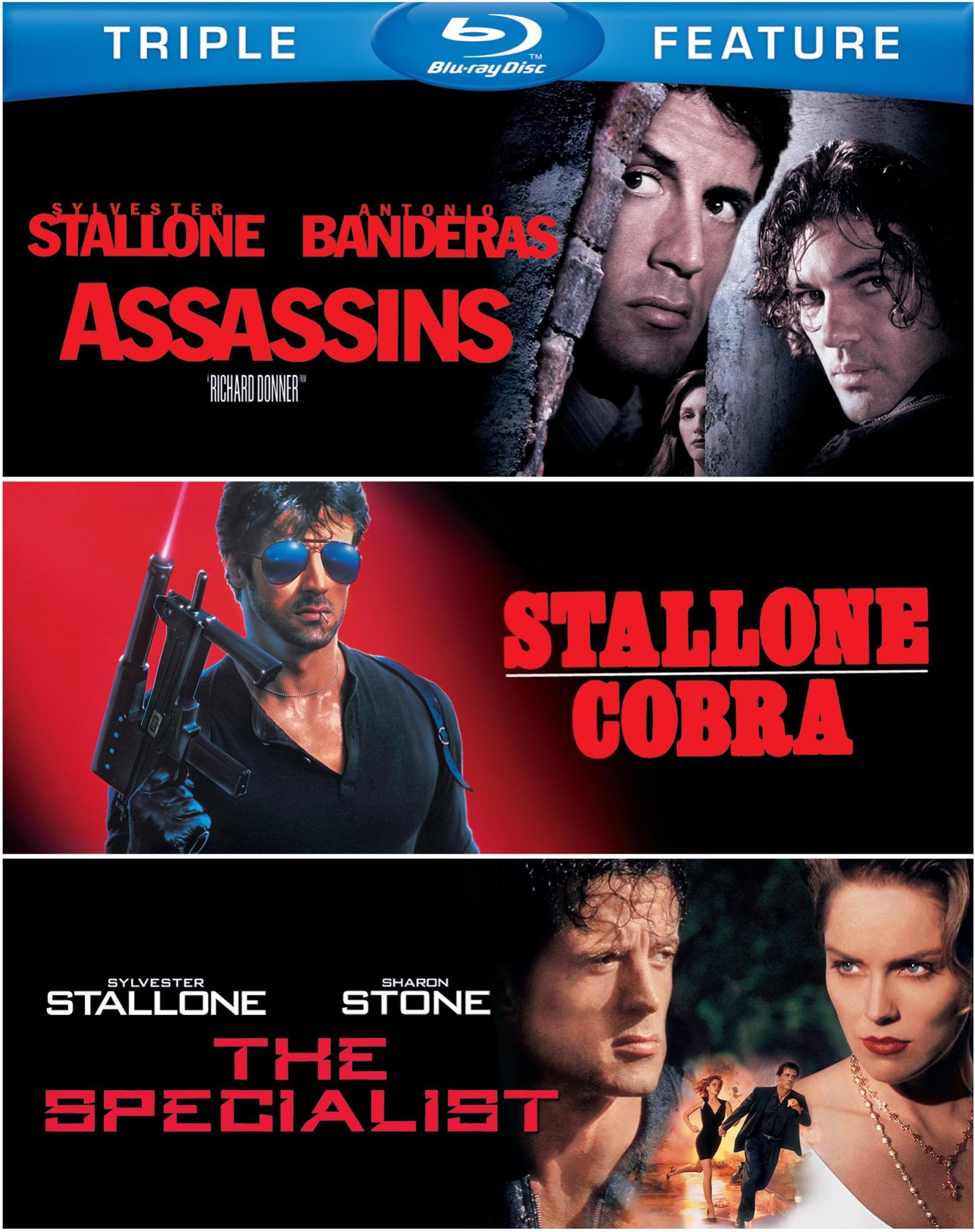 Assassins / Cobra / The Specialist (Triple Feature) [Blu-ray]