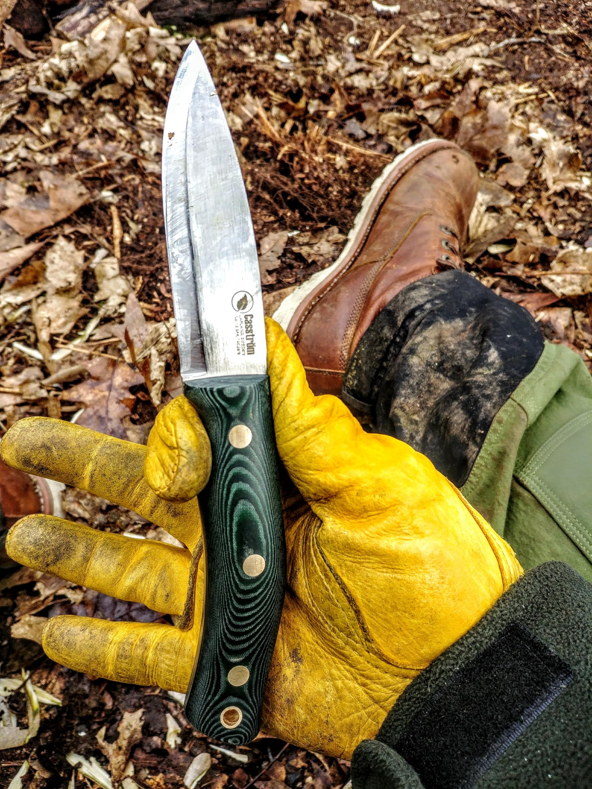 Amazon.com : No.10 SFK - Sleipner Scandi/Green Micarta - Fixed
