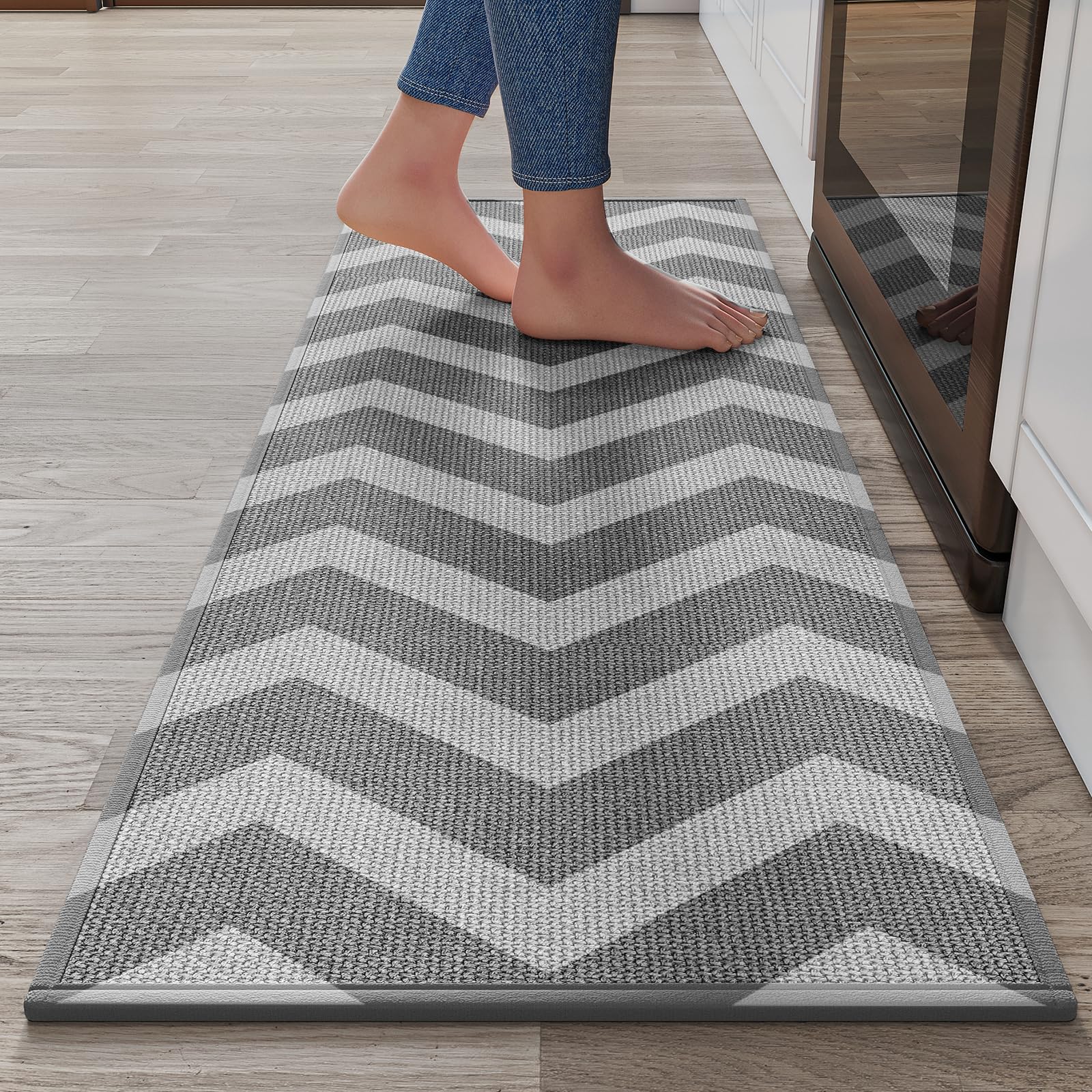 YDKGL Brown Kitchen Rugs - Non-Slip & Washable -19 YDKGL Brown Kitchen Rugs - Non-Slip & Washable -19