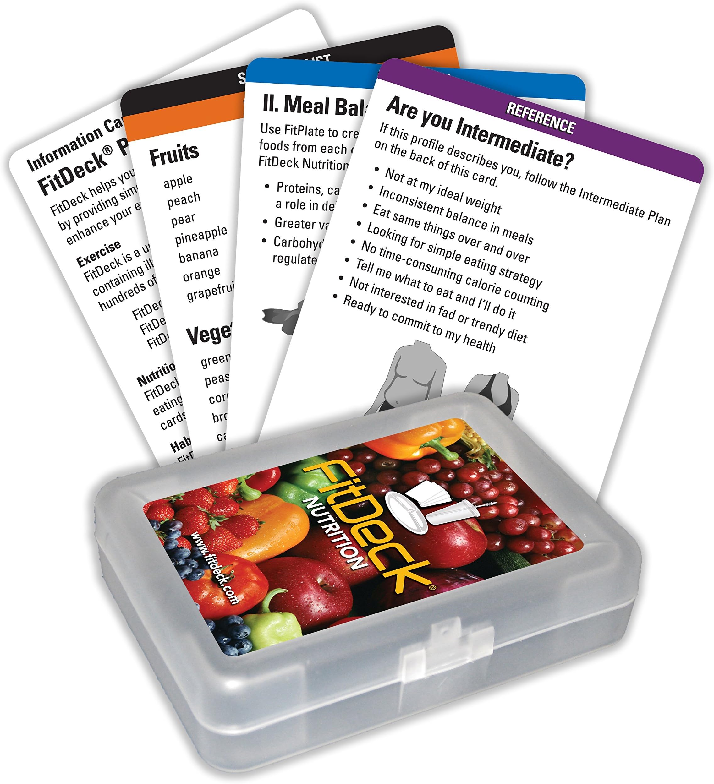 FITDECK Playing Cards for Guided Wellness, Nutrition