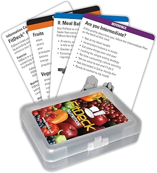 FITDECK Playing Cards for Guided Wellness, Nutrition