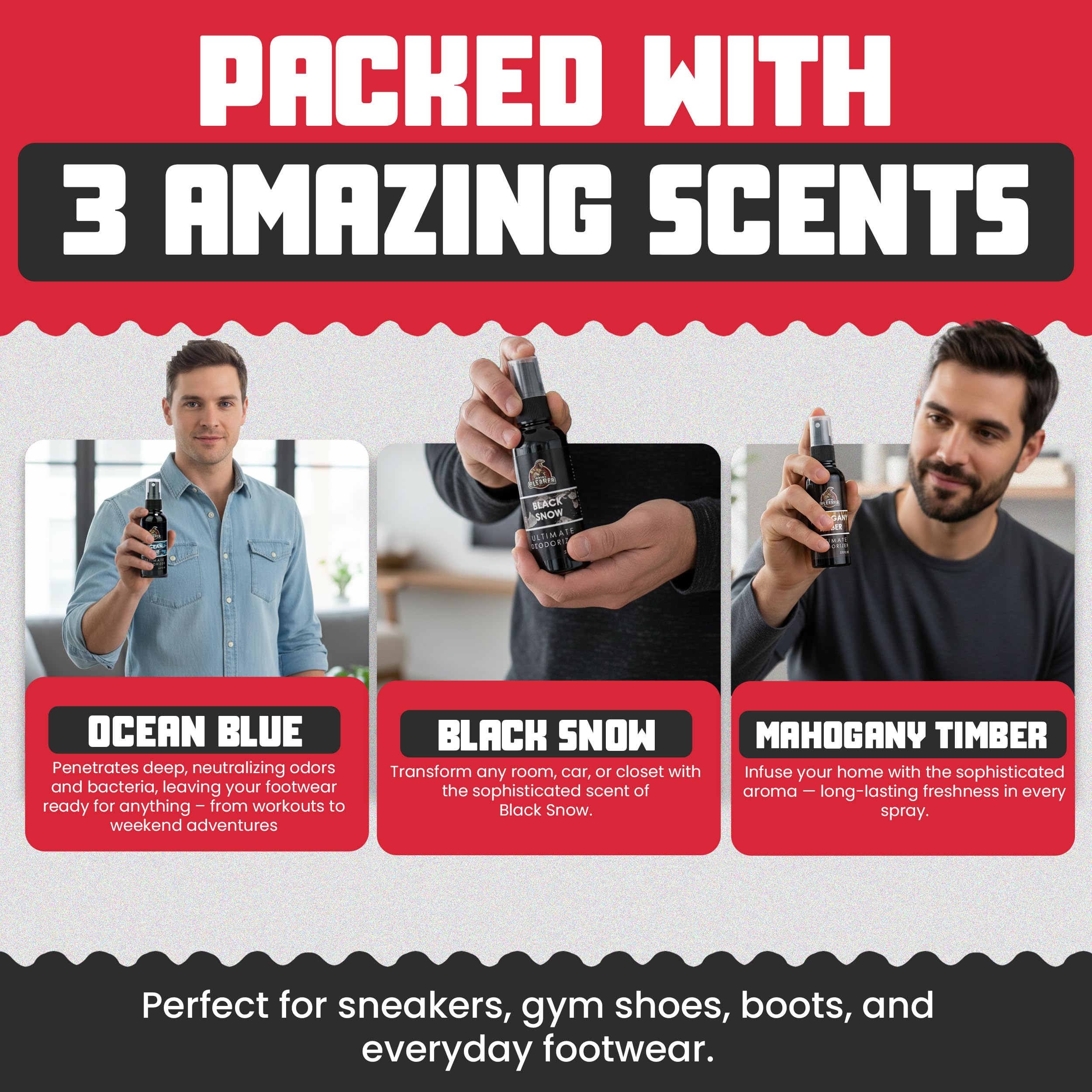 Spray desodorante para zapatos Combat Cleaner, desinfectante y eliminador de olores de pies, ambientador para zapatillas, bolsas de gimnasio y casilleros para hombres.