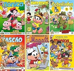 Kit Gibi Turma da Monica com 15 (Unidades) - Sem Repetições