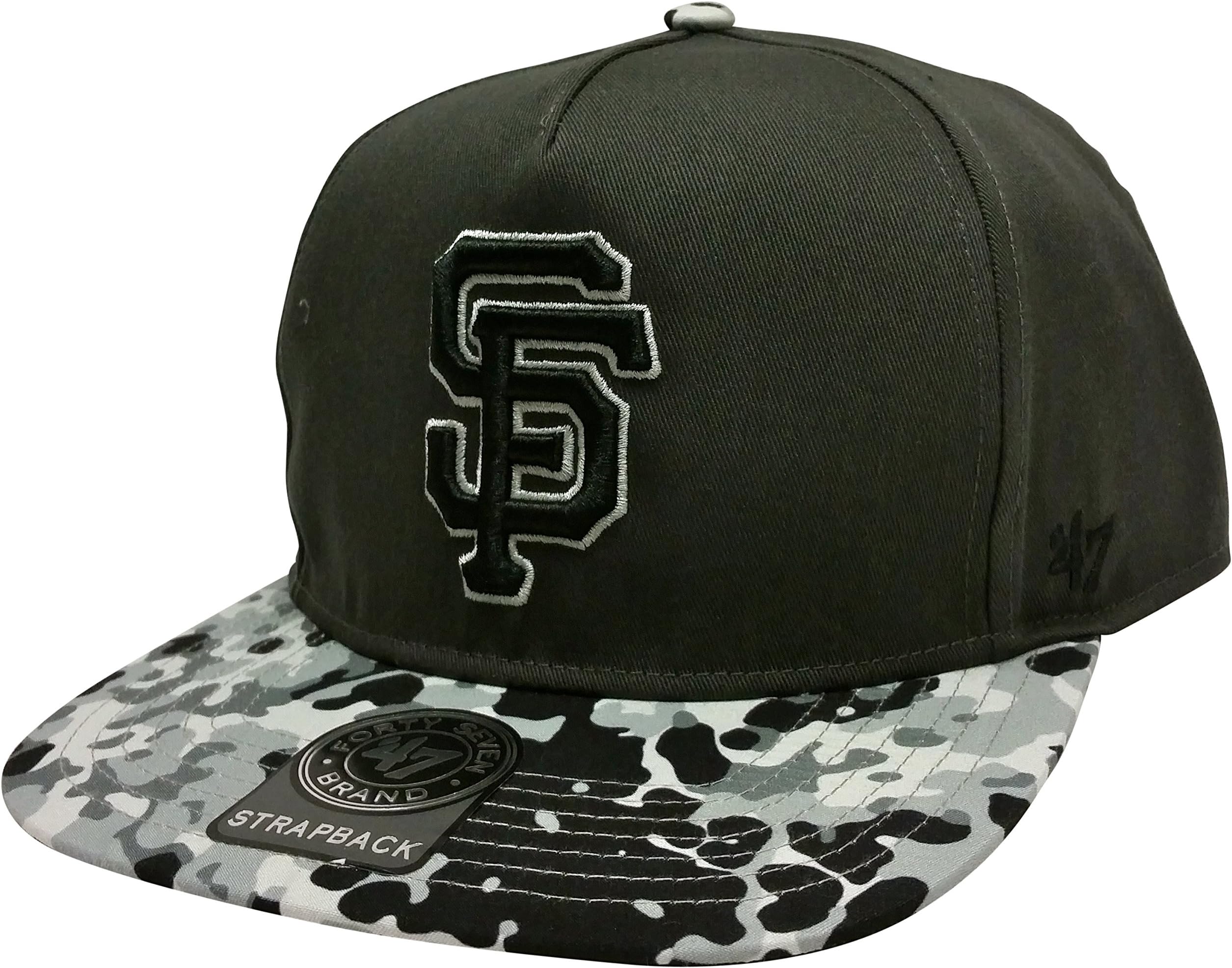 The 47 Brand Charcoal Drytop San Francisco Giants Strapback