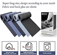 Vista 56 de KING MOUNTAIN - Parche de lona para colocar con la plancha, 3 x 60 pulgadas, parche de reparación de tela 100% de algodón, impermeable; para sofás