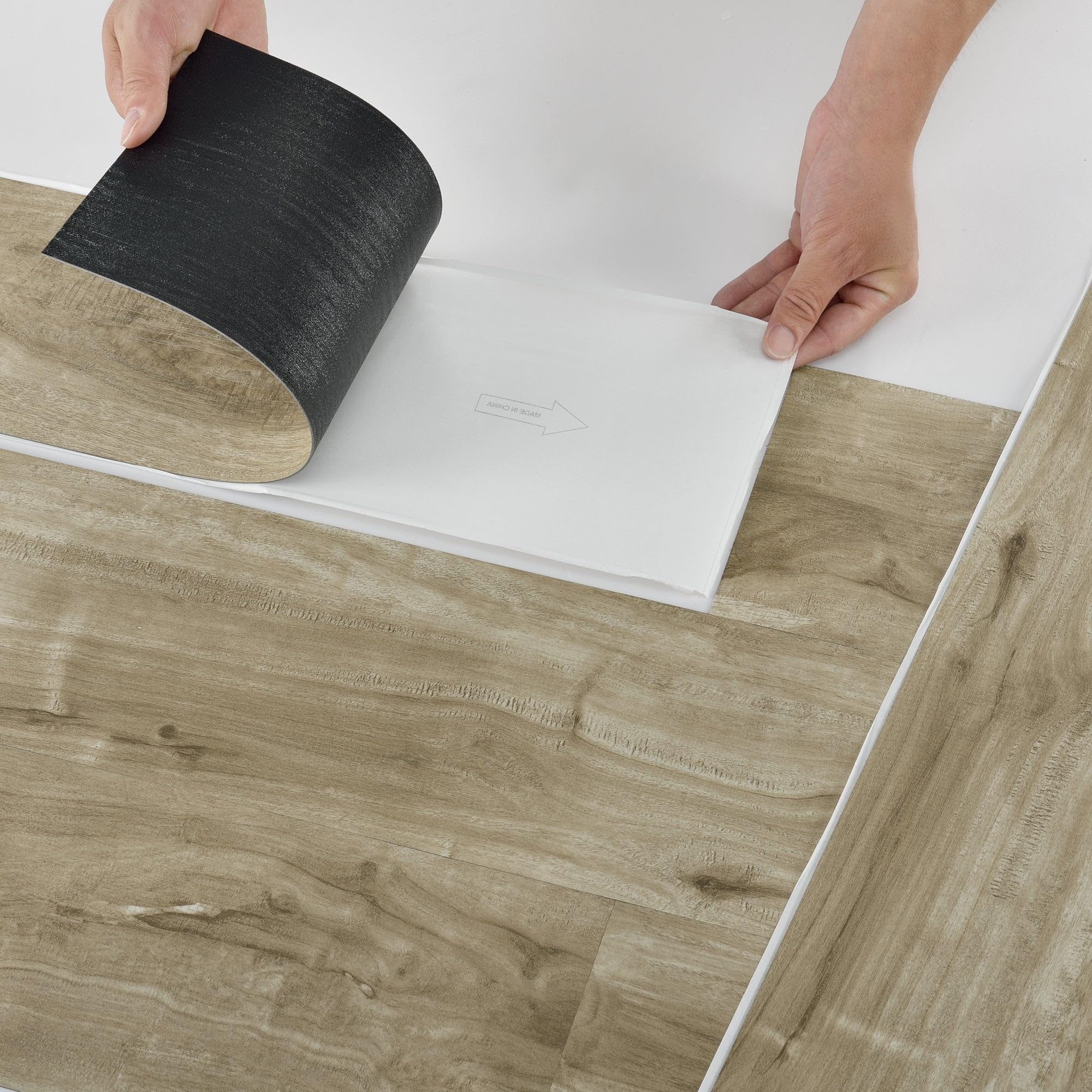 Revestimiento de suelo adhesivo valona PVC vinilo 28 piezas 3,92 m² natural siberiano roble siberiano 03_0007224