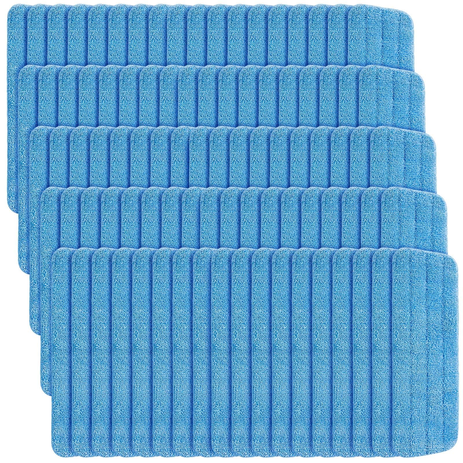 24 Pack Microfiber Mop Pad, Spray Mop Replacement Heads for Wet Dry Mops, Machine Washable Reusable Household Replacement Pads for Hardwood and Hard
