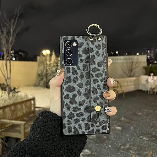 Miniatura 5 de Funda protectora para Samsung Galaxy A02S para Galaxy A02S, diseño de lujo con correa de mano, soporte de cuero con estilo, suave y delgada, funda