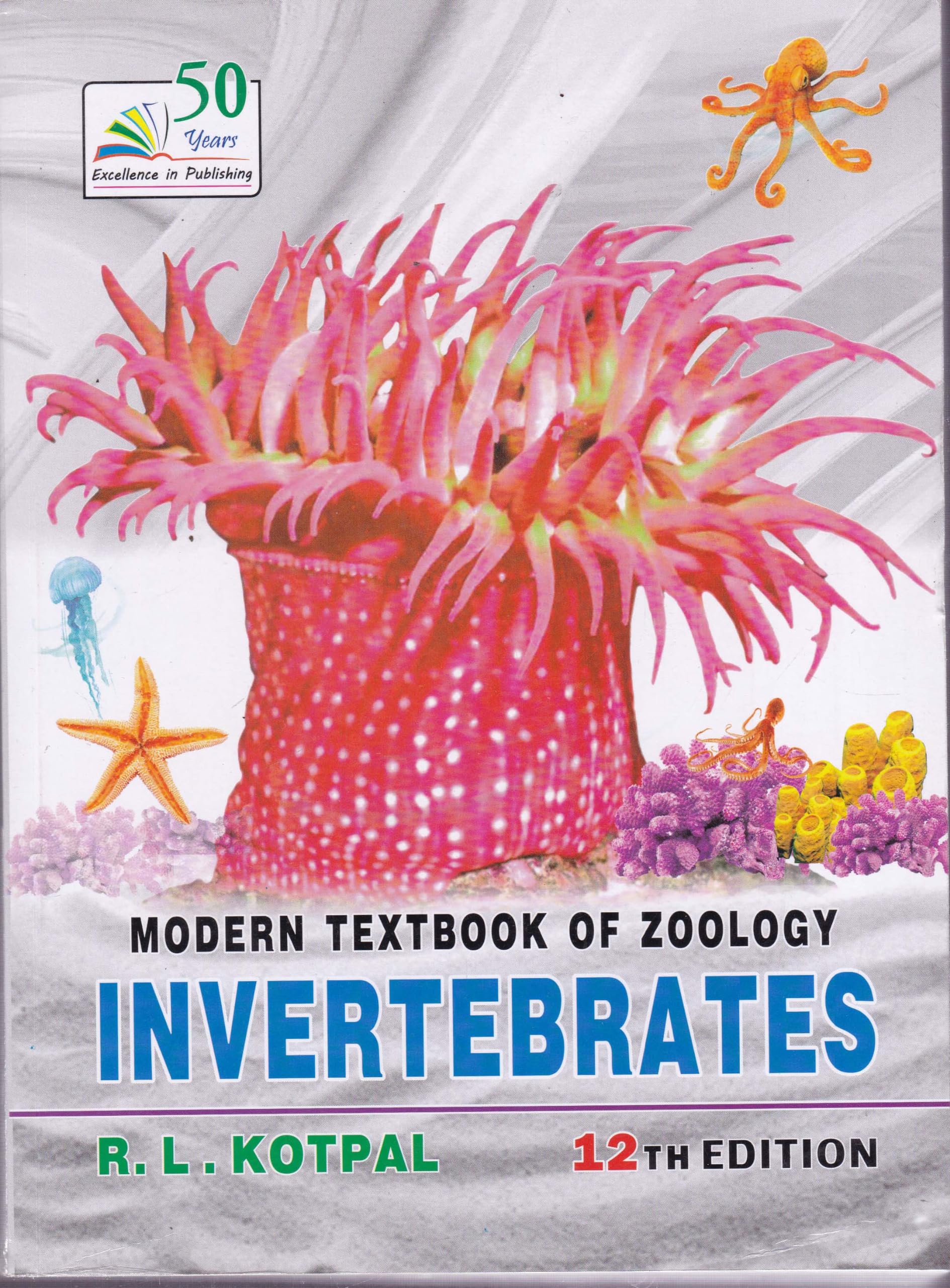 MODERN TEXTBOOK OF ZOOLOGY INVERTEBRATES (ANIMAL DIVERSITY-1) 12TH EDITION BY R.L. KOTPAL Paperback – 1 January 2021