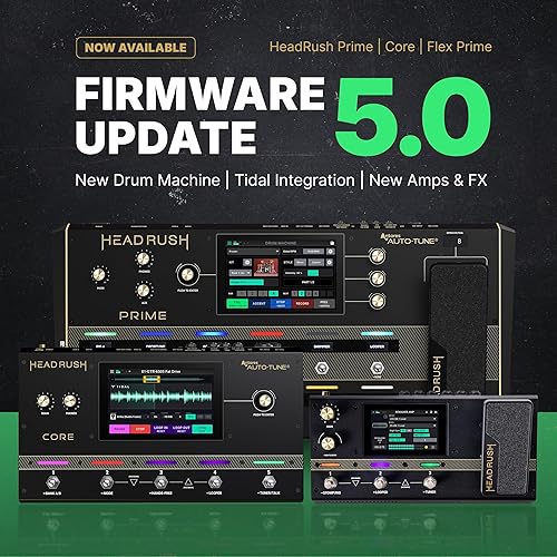 Miniatura 10 de HeadRush Prime - Pedal de efectos múltiples para guitarra y vocal y procesador de modelado de amplificador con clonador de amplificador