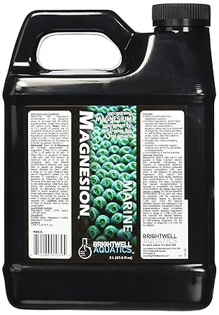 Brightwell Aquatics ABAMAG2L Magnesion Liquid Salt Water Conditioners for Aquarium, 67-Ounce