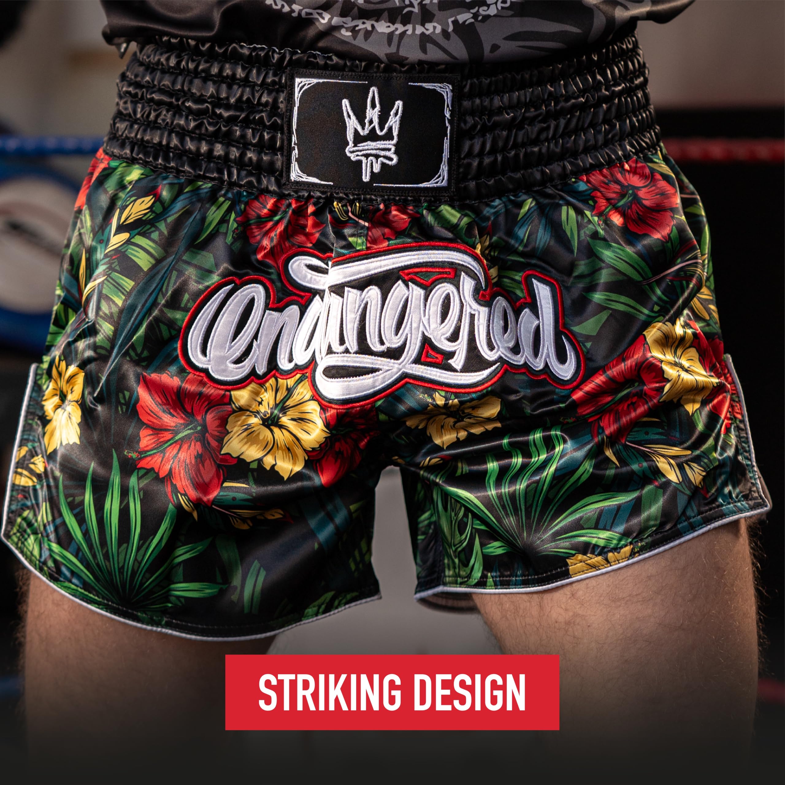 Muay Thai Shorts Bright, Colorful High Waist Gym and Competition Shorts for Muay Thai and Boxing - 8 Designs - UK