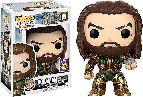 Miniatura 5 de Aquam an w/Motherbox (2017 Summer Exc): Funk o Pop! Heroes - Figura de vinilo con 1 protector gráfico compatible con 'ToysDiva' (199-14867 - B)