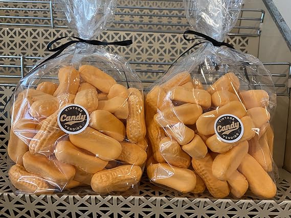Vintage Candy Vending Circus Peanuts Marshmallow Candy, Bulk Gift Bag, One Pound