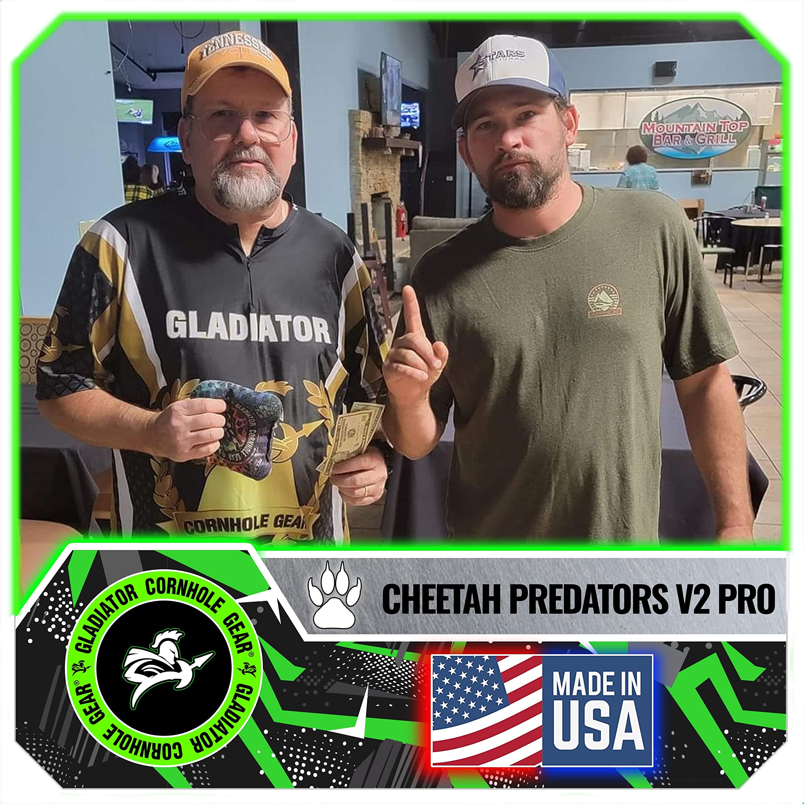 Gladiator Cornhole Gear | ACL Cornhole Bags | Professional Cornhole Bags 16 oz Set of 4