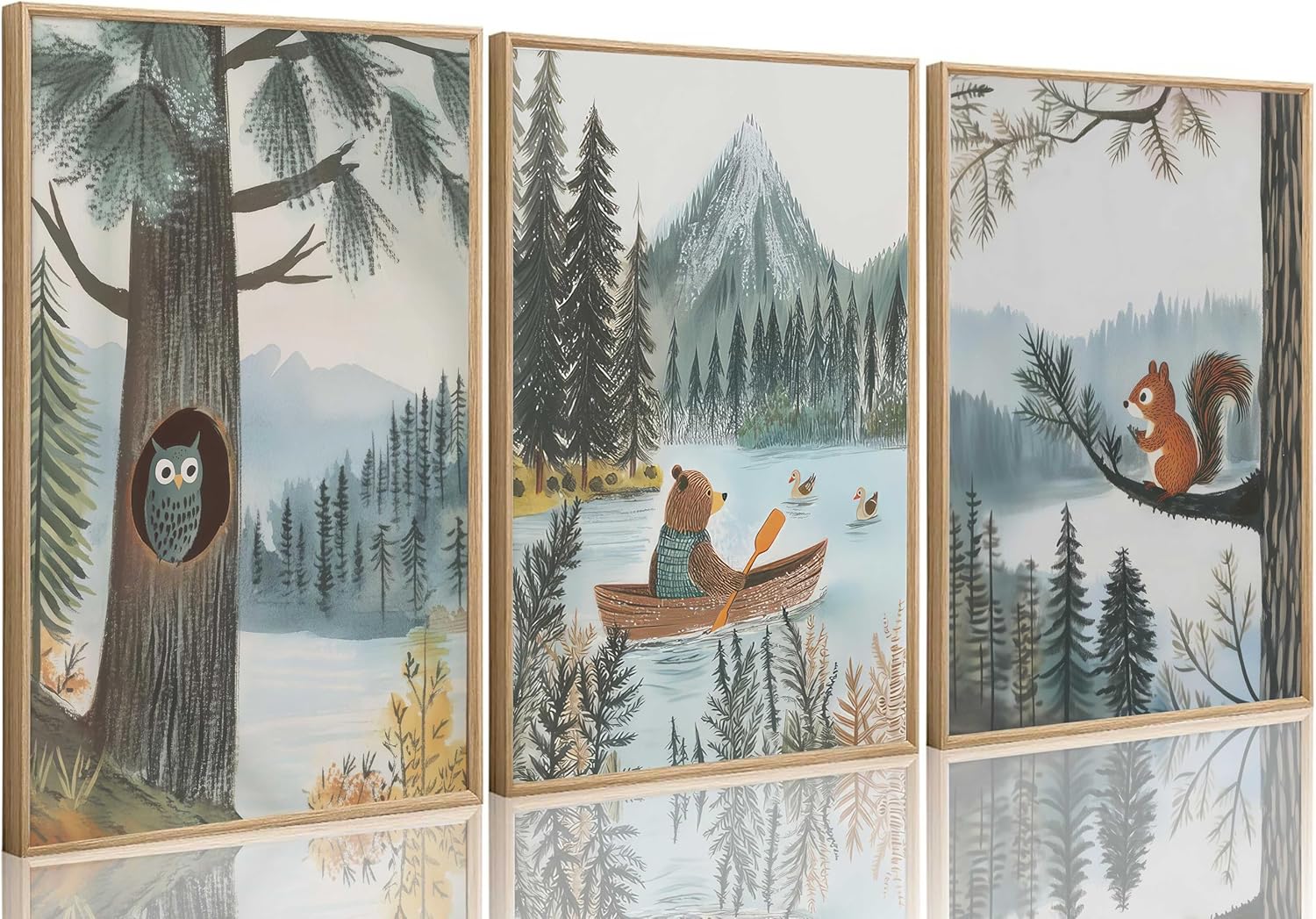 RAQXZHSW 3Pcs Funny Bathroom Dinosaur Canvas Wall Art Dinosaur Sitting on The Toilet Reading The Newspaper Taking A Bath And Brush Teeth Pictures Wall Decor Print Artwork for Toilet Washroom