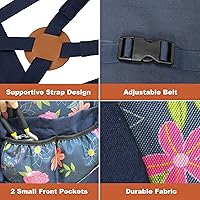 Vista 3 de Gardening Apron with Quick Release Pockets for Women and Men, Water Resistant Picking Pouch