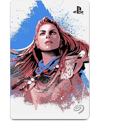 Seagate Horizon Forbidden West Limited Edition Game Drive for Playstation Consoles 2TB External Hard Drive - USB 3.2 Gen1, Officially-Licensed (STLM2000200)