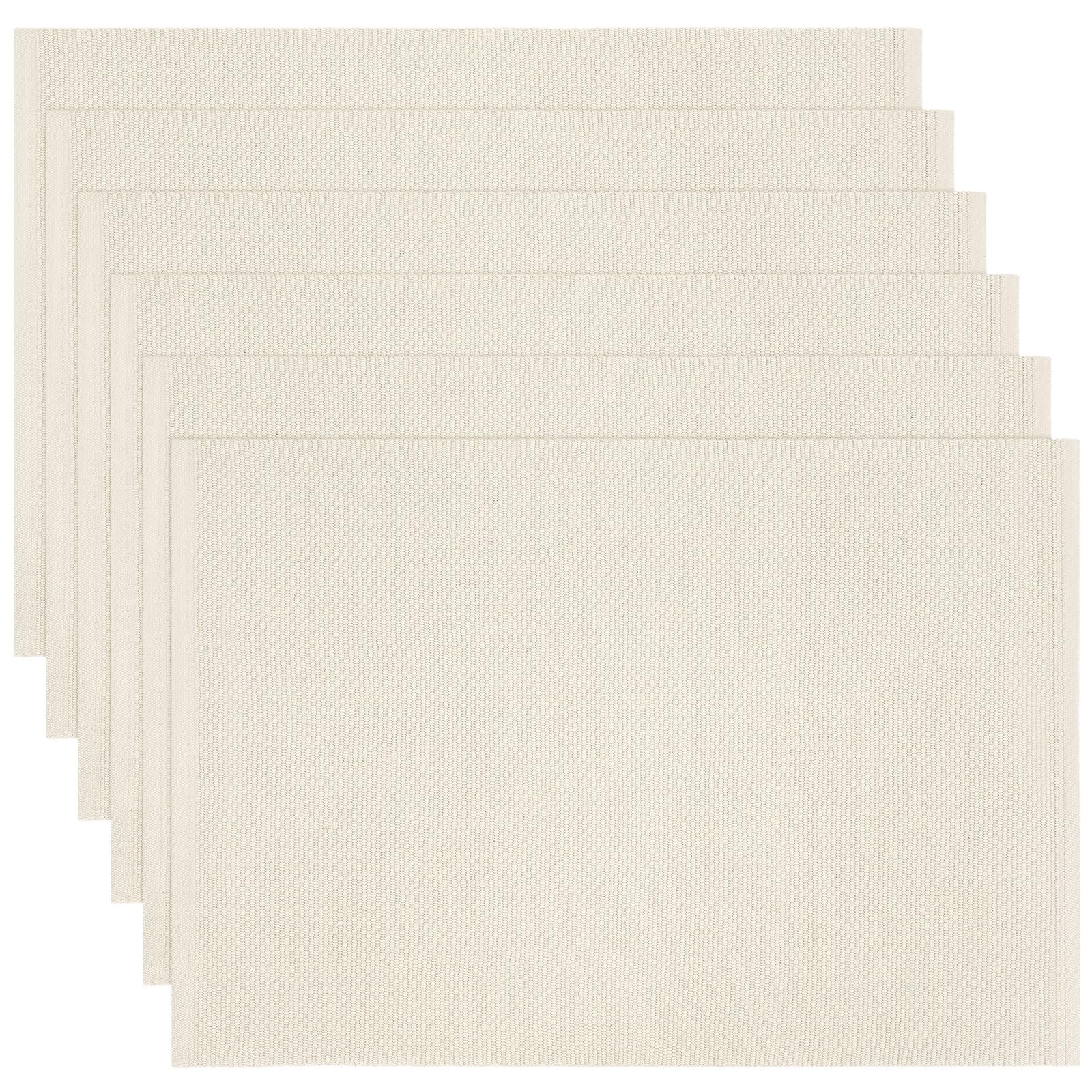 VitalCozy 6 Pcs Montessori Mat Montessori Classroom Rug Materials Children Playing Mat Cotton Working Beige Toddler Rug for Room Nursery Kindergarten School Indoor (23.6 x 15.8 Inch)