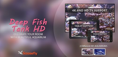 free deep fish tank HD - decore seu quarto com um lindo aquário ao vivo em sua TV HDR 4K, TV 8K e di