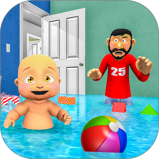 Wo ist dein verrücktes, freches Baby? Papa-Streichspiel!