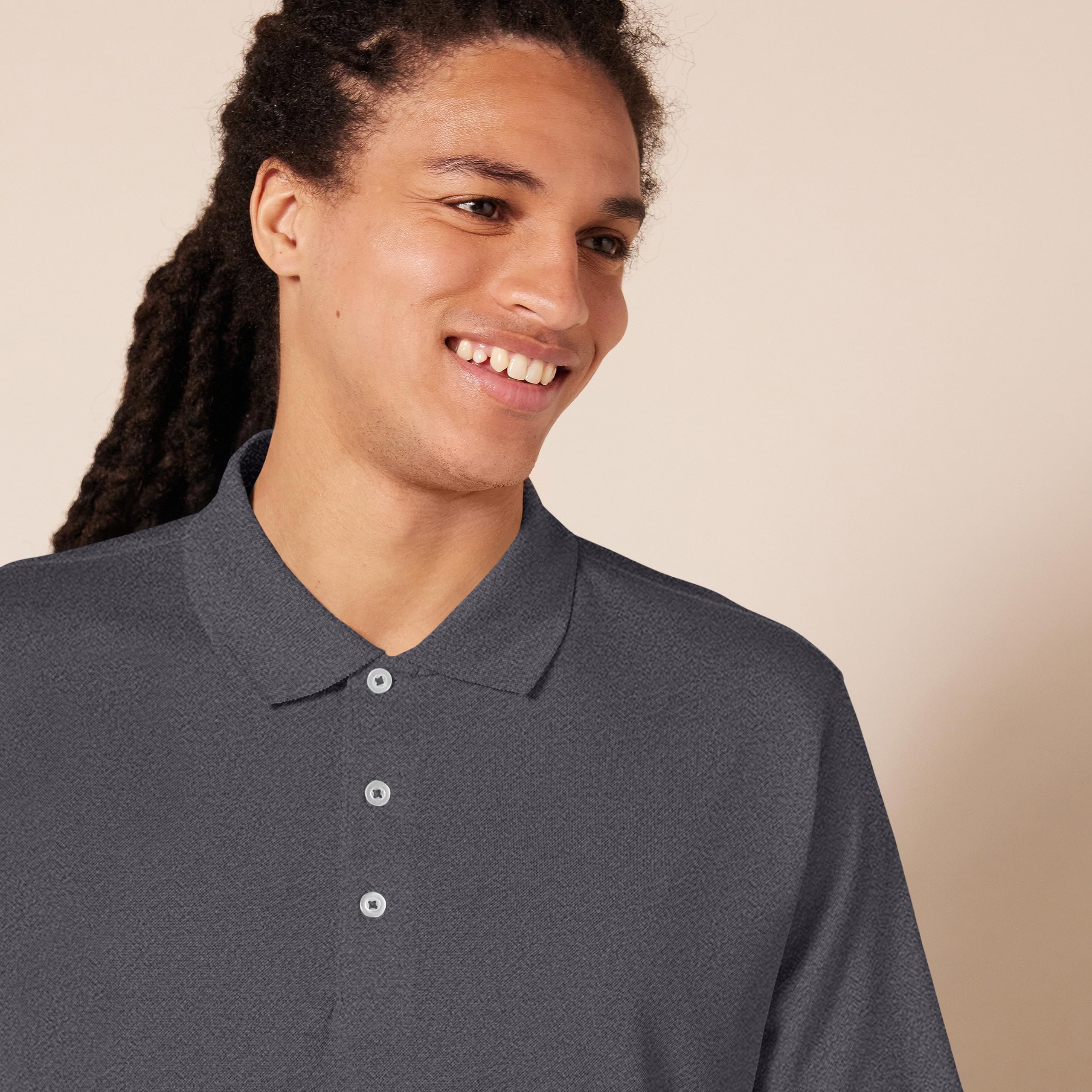 Amazon Essentials Hombre Polo de Golf, Secado Rápido Que Absorbe la Humedad, Manga Corta