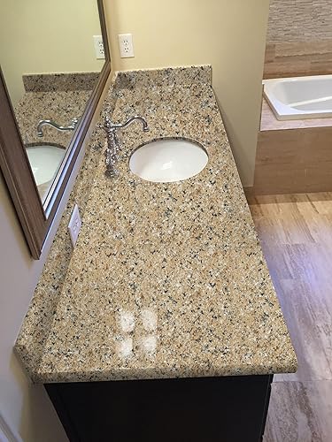 Miniatura 2 de GloryTik Papel de contacto de mármol marrón, película autoadhesiva para despegar y pegar, papel tapiz de 17.7 x 78.7 pulgadas, aspecto de granito,